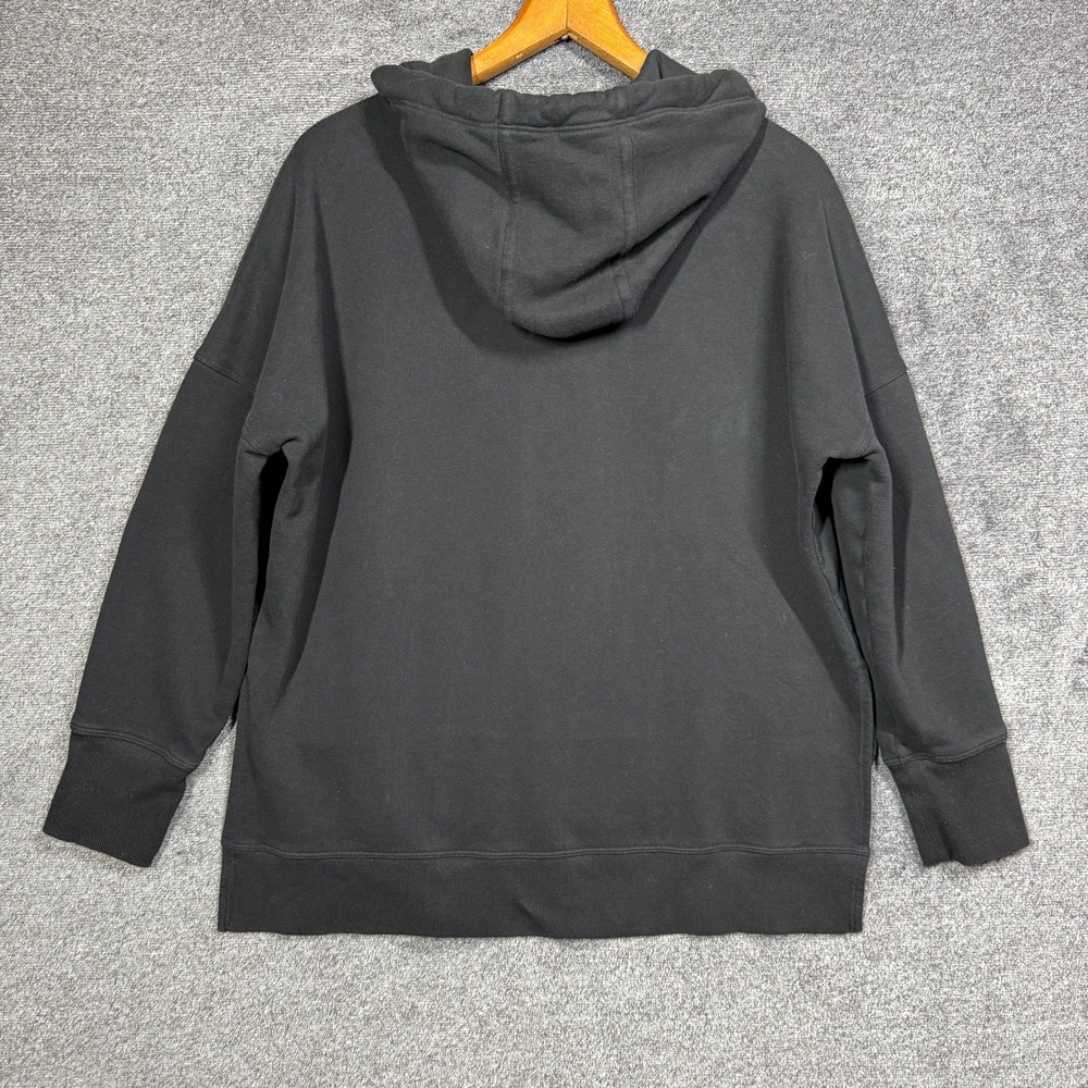 Calvin Klein JeansHoodie Womens Large Black Logo Pullover Sweatshirt - Picture 4 of 7